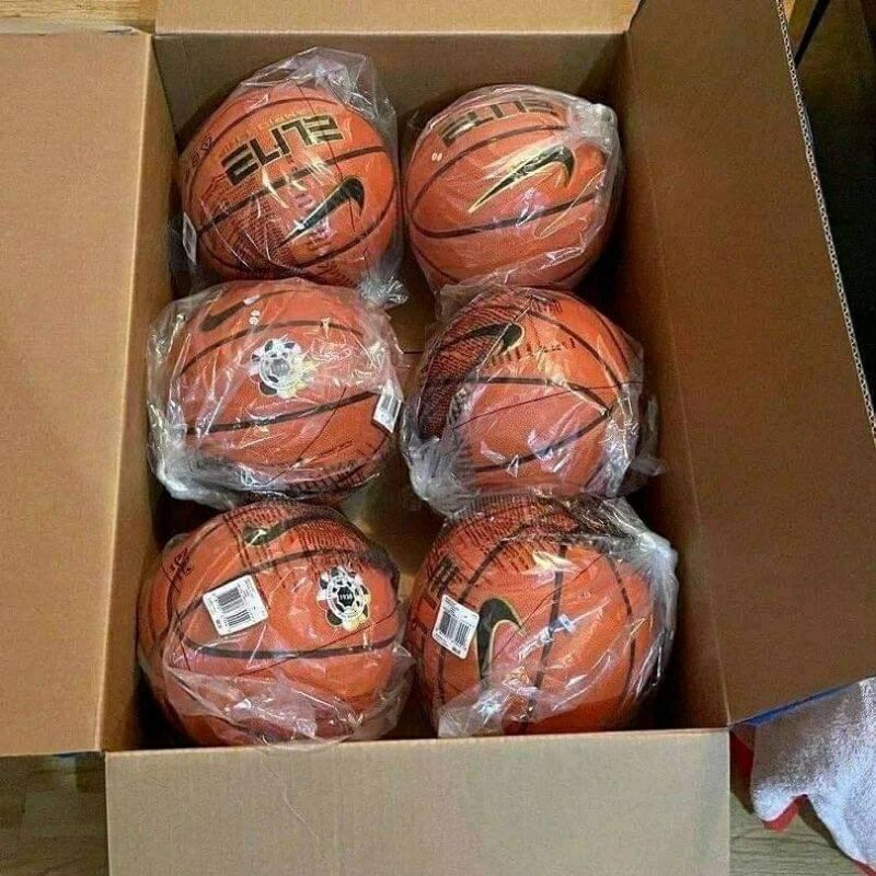 Bulk Premium Hyper Elite Basketballs ready for resale, highlighting the superior grip and durability for professional and recreational use
