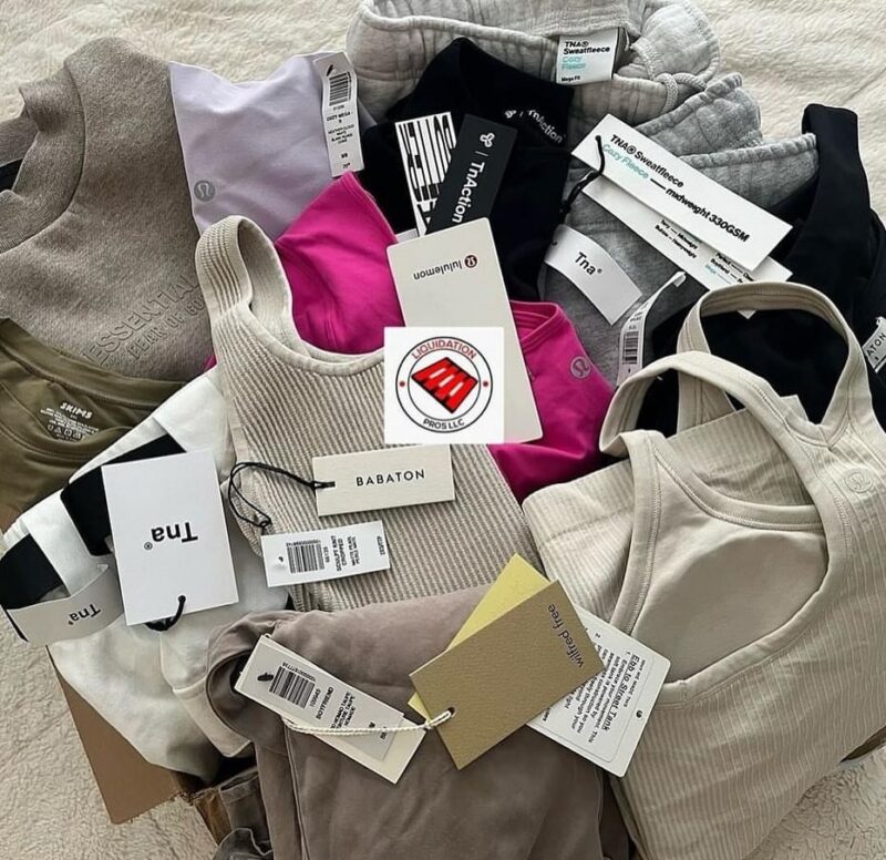 Top-quality Lululemon products including leggings, bras, and accessories from liquidation pallets, ideal for reselling. Lululemon Liquidation Pallets